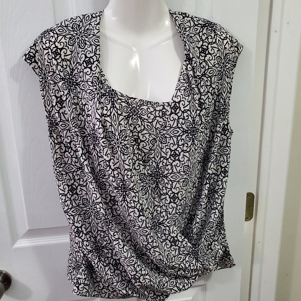 Faux wrap top